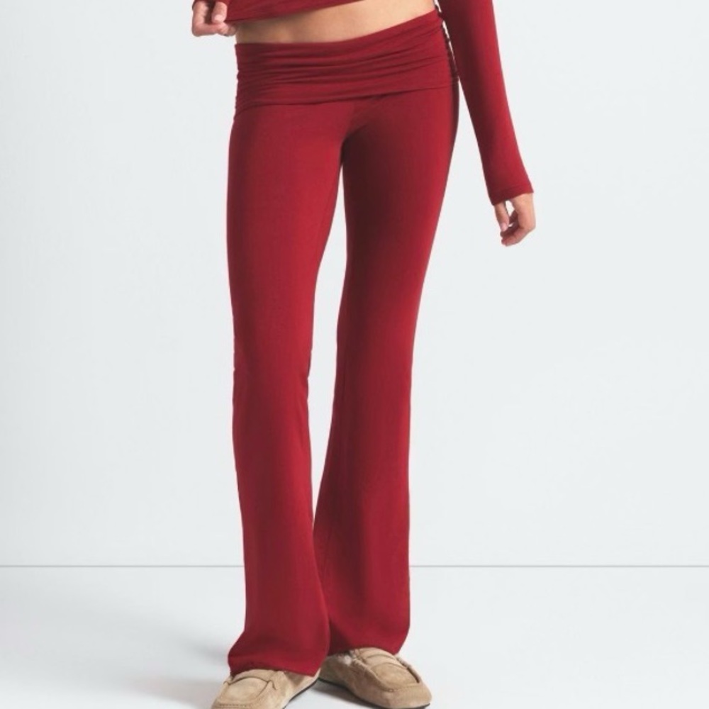 SKIMS Brick Cotton Jersey Pullover Pant